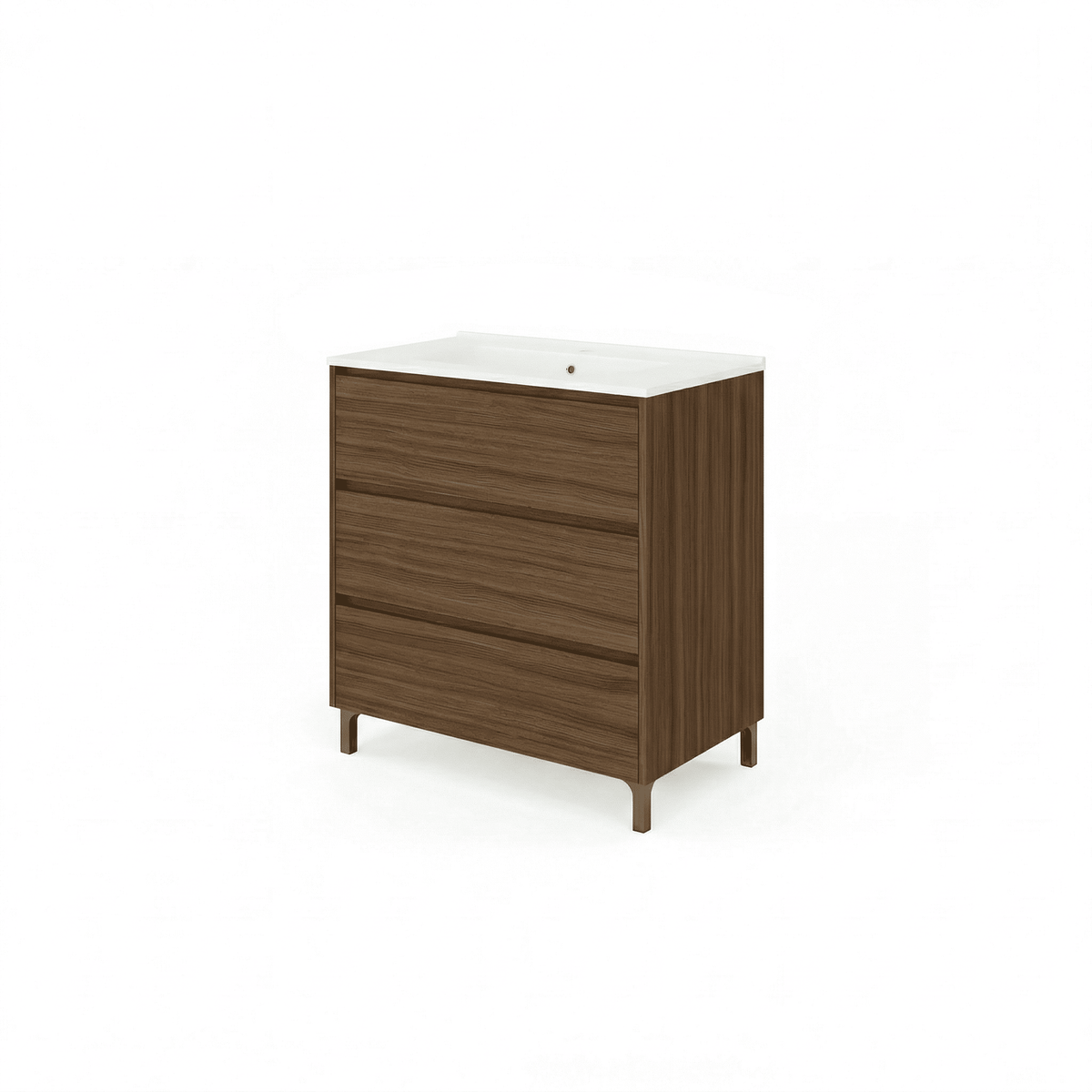 Mobile bagno new tokio rovere moka 80 cm