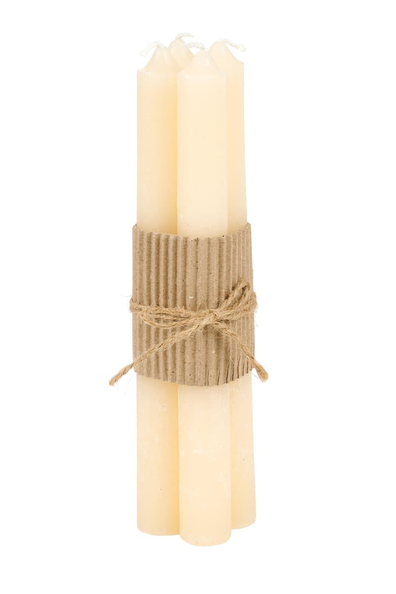 SHORTY White candles, H 20 cm - Ø 2,1 cm