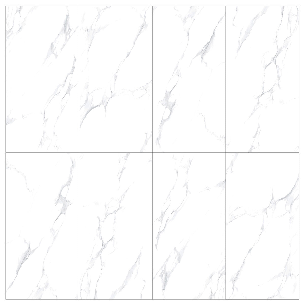 Calacatta Armonia rectified porcelain stoneware tile, 60x120, 1.44 sq m