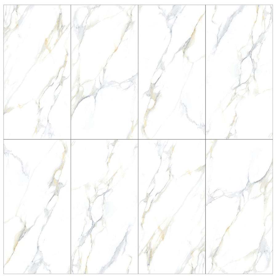 Calacatta Gold Splendore tile, 60x120 cm, 1.44 m²