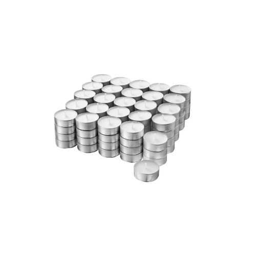 UNSCENTED WHITE TEALIGHT PCS. 50