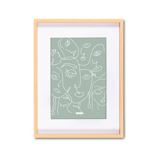 Casa ARTY PHOTO FRAME 30X21CM NATU