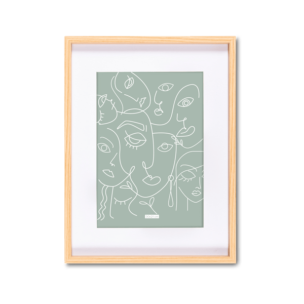 ARTY PHOTO FRAME 30X21CM NATU