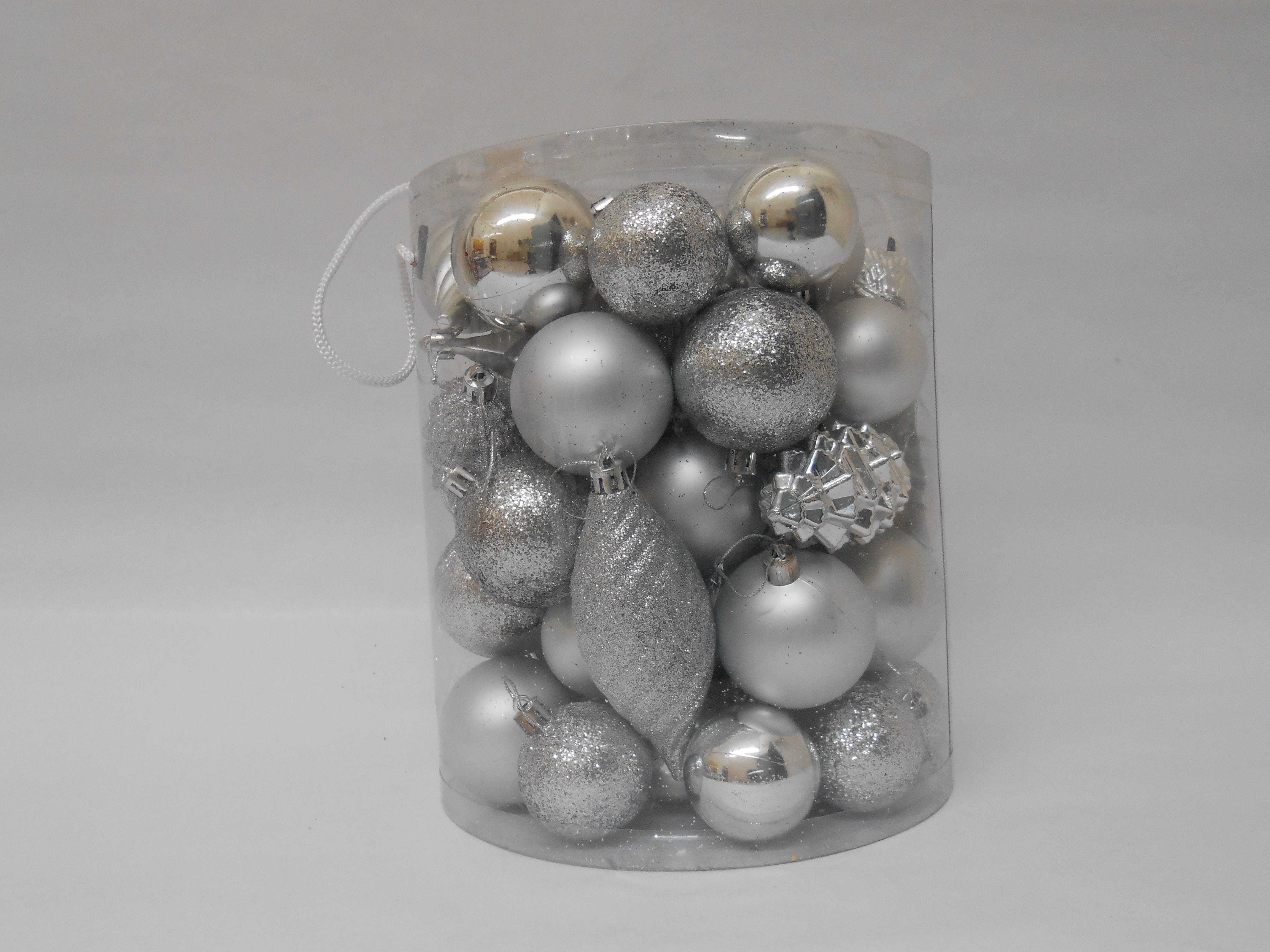 Bricocenter BOX 50 PLASTIC BALLS SILVER COLOR