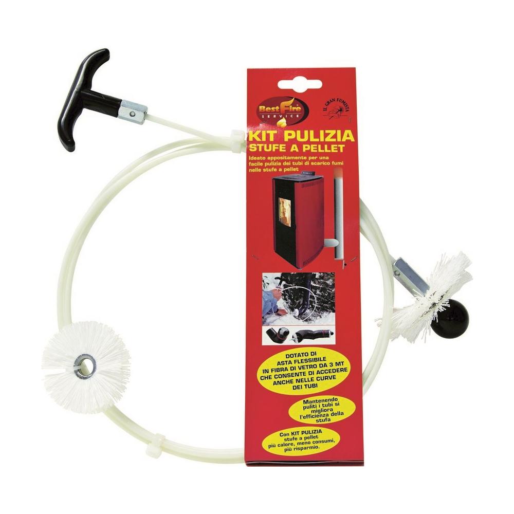 80 MM DIA. PIPE CLEANING KIT FOR LEATHER STOVES