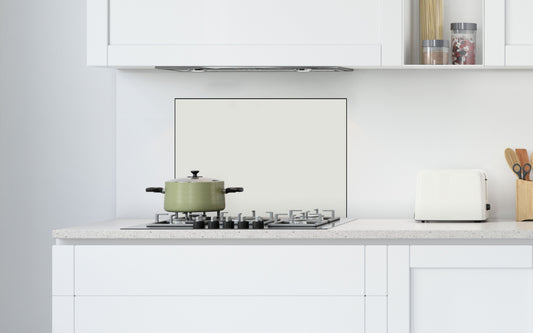 Bricocenter 60X49CM WHITE ALUMINUM SPLASH GUARD PANEL