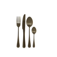 AXELLE Cutlery 16 pieces black