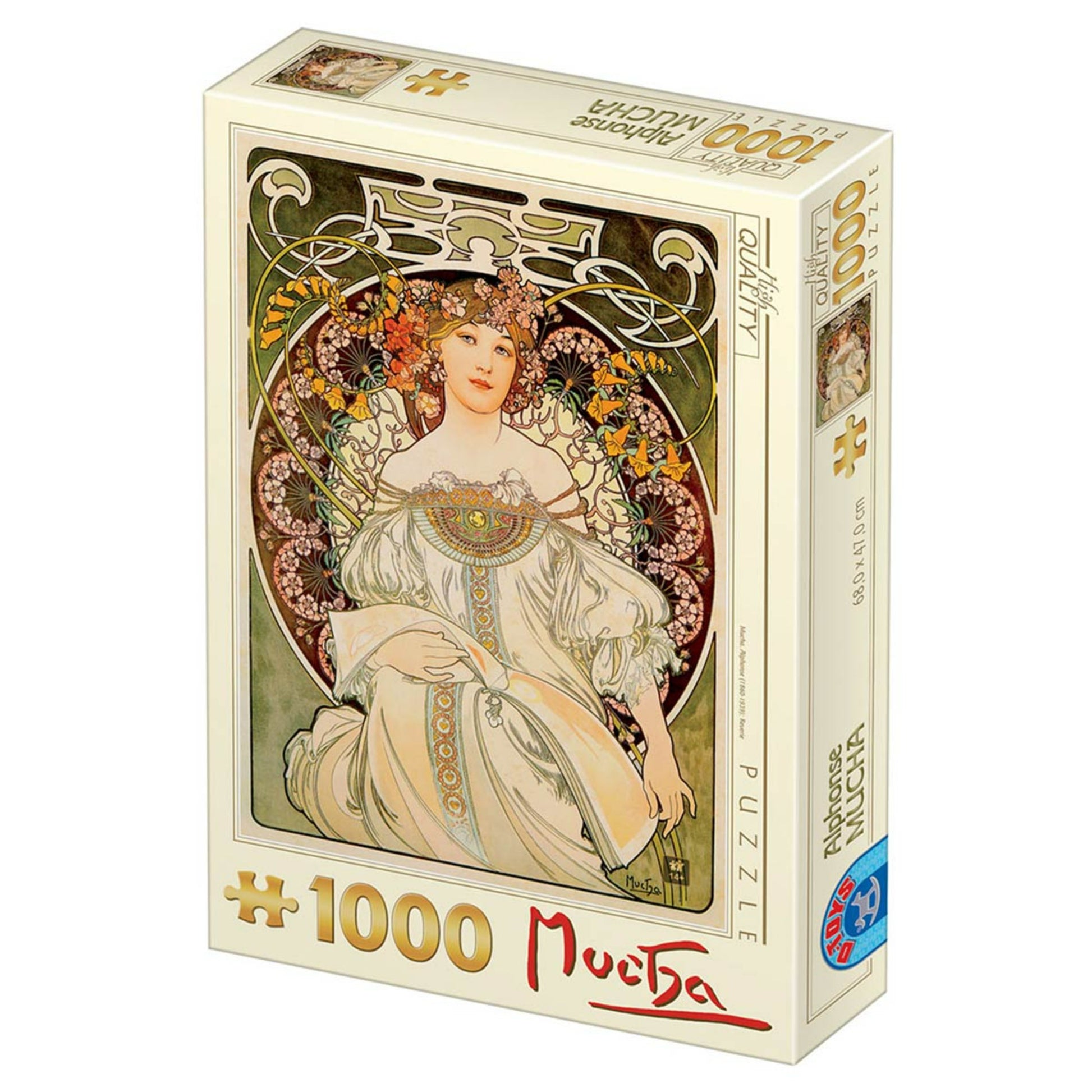 Puzzle 1000 pieces - Alphonse Mucha - Reverie