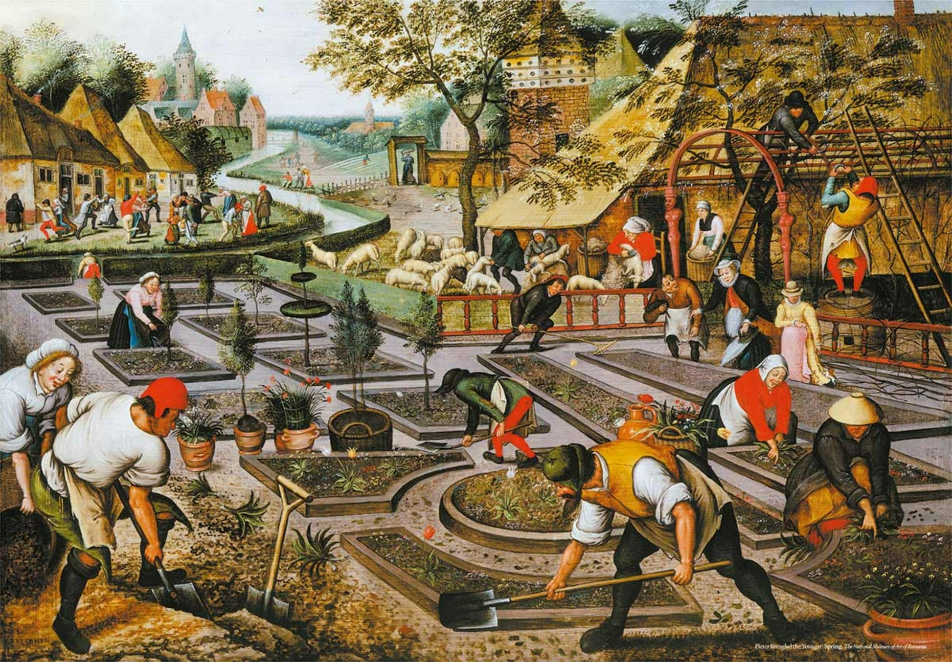 Puzzle 1000 pieces - Pieter Brueghel the Younger - Spring