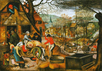 Puzzle 1000 pieces - Pieter Bruegel the Younger - Autumn