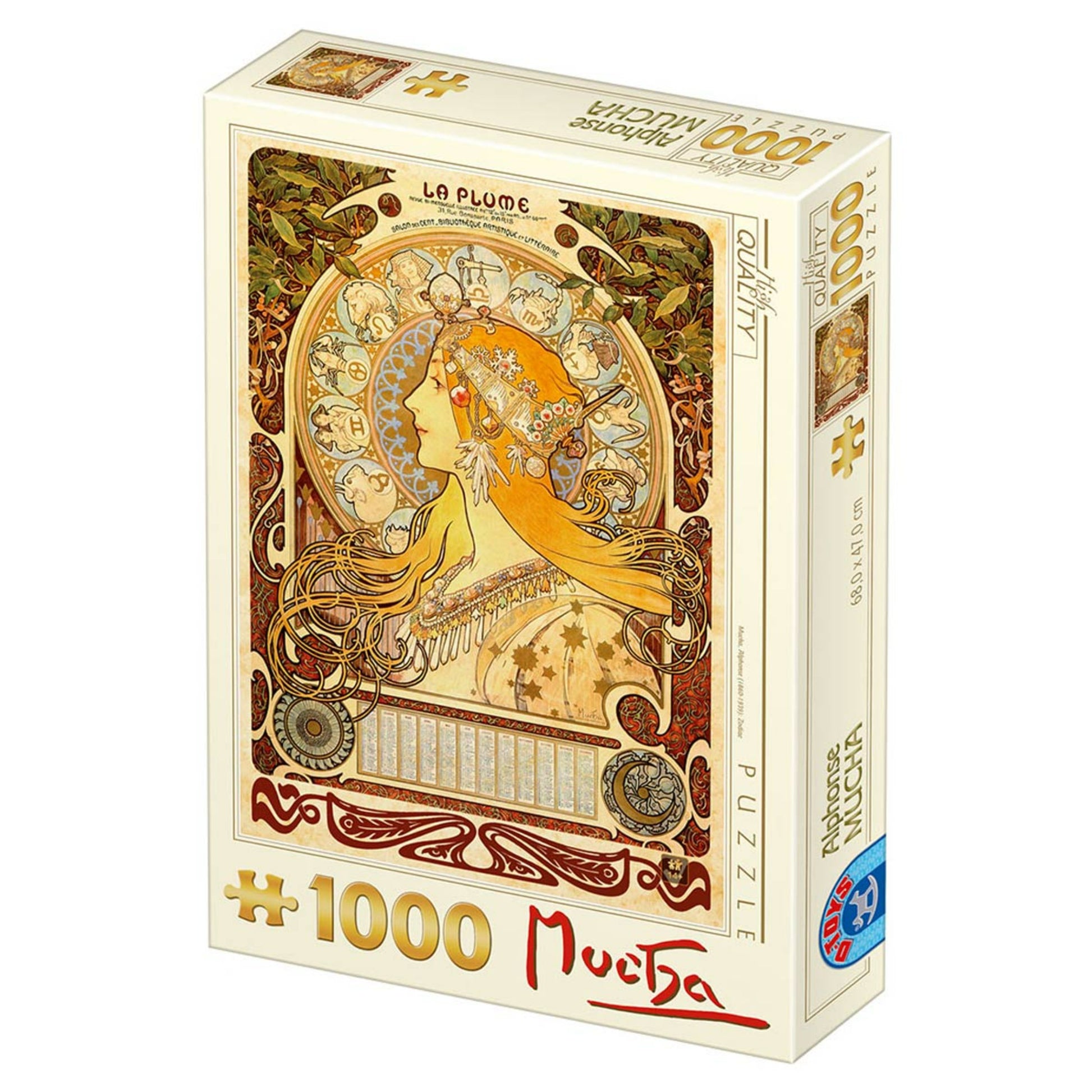 Puzzle 1000 pieces - Alphonse Mucha - Zodiac