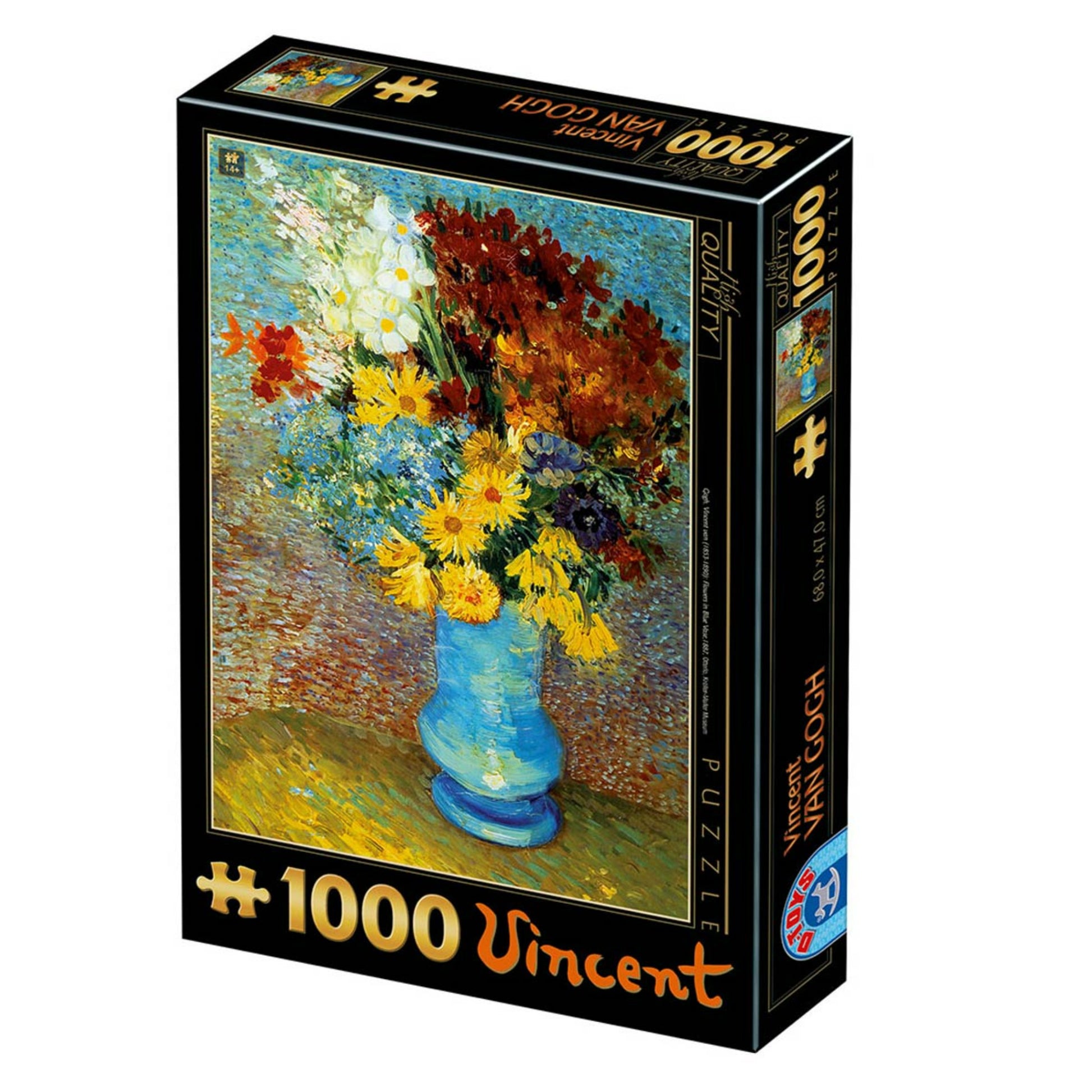 Puzzle 1000 pieces - Vincent van Gogh - Flowers in a Blue Vase