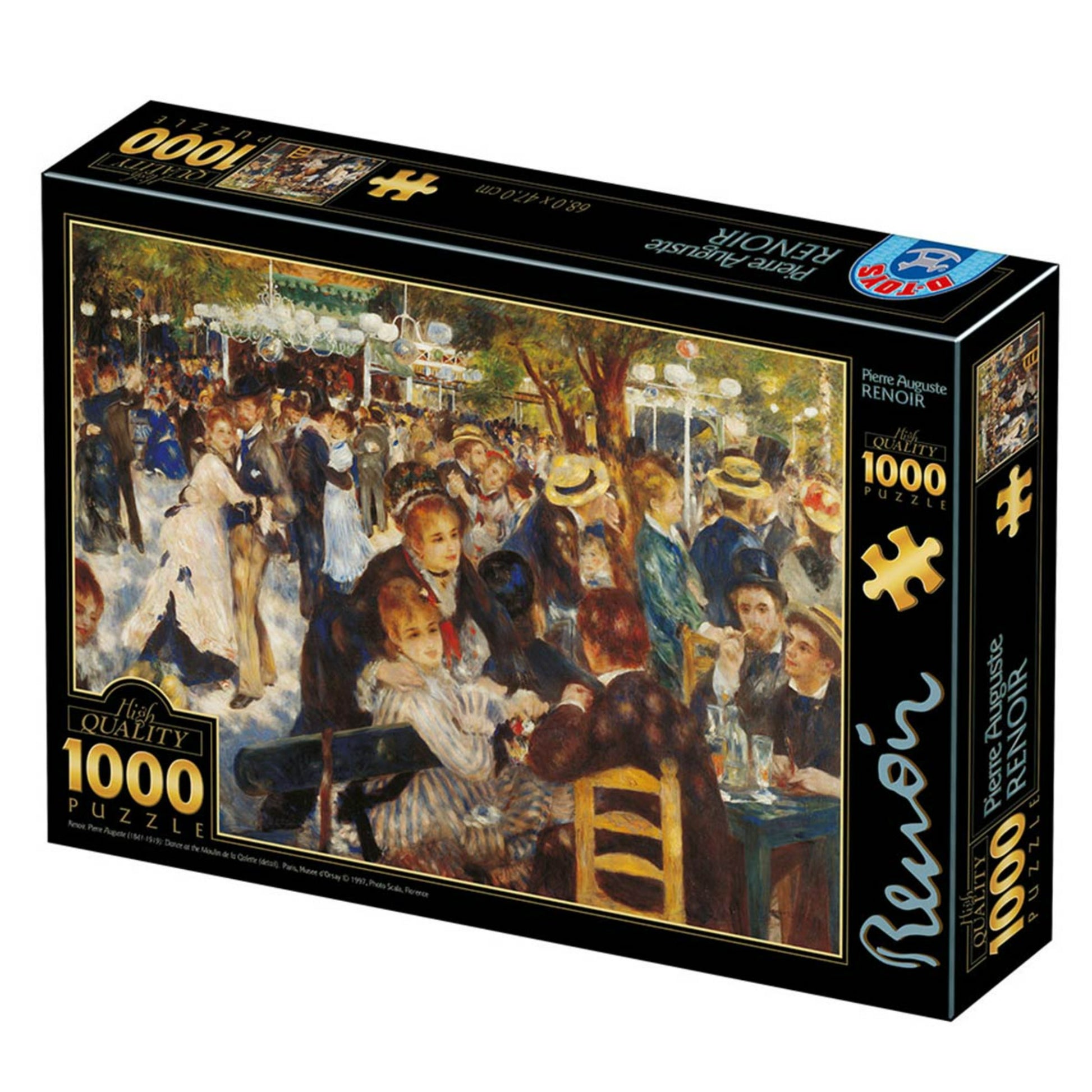 1000 piece puzzle - Pierre-Auguste Renoir - Dance at Le Moulin de la Galette