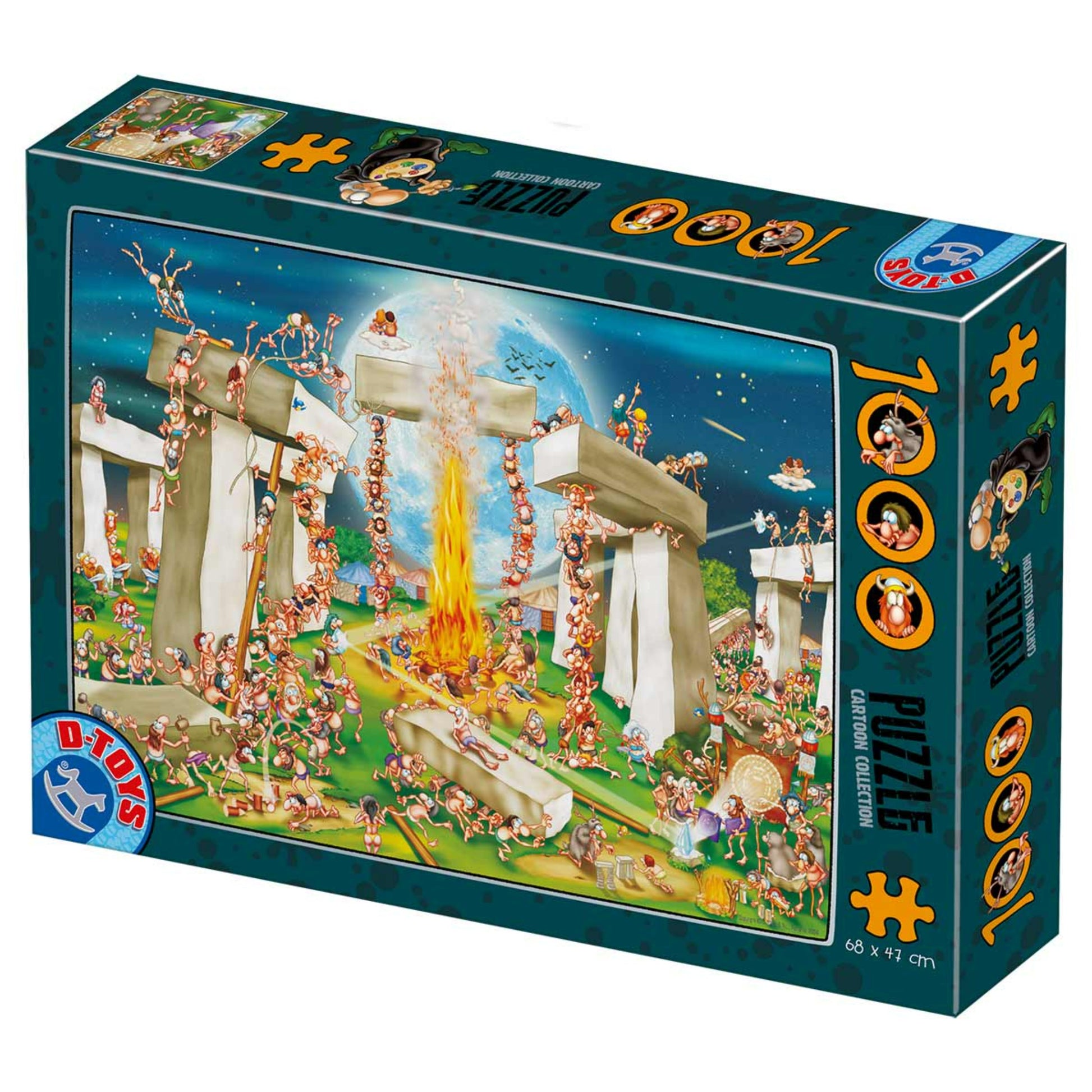 Puzzle 1000 pieces - Cartoon - Stonehenge