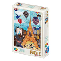 Puzzle 1000 pieces - Andrea Kürti - Paris