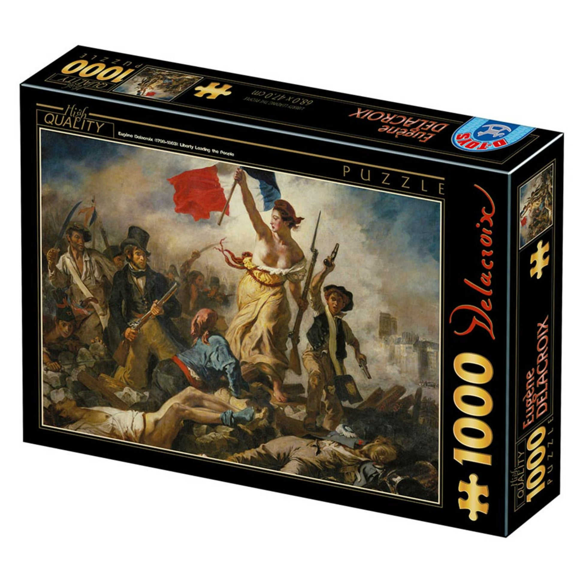 Puzzle 1000 pieces - Eugène Delacroix - Liberty Leading the People