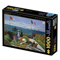 Puzzle 1000 pieces - Claude Monet - Garden at Sainte-Adresse