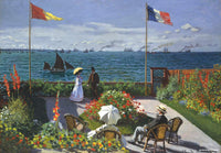 Puzzle 1000 pieces - Claude Monet - Garden at Sainte-Adresse