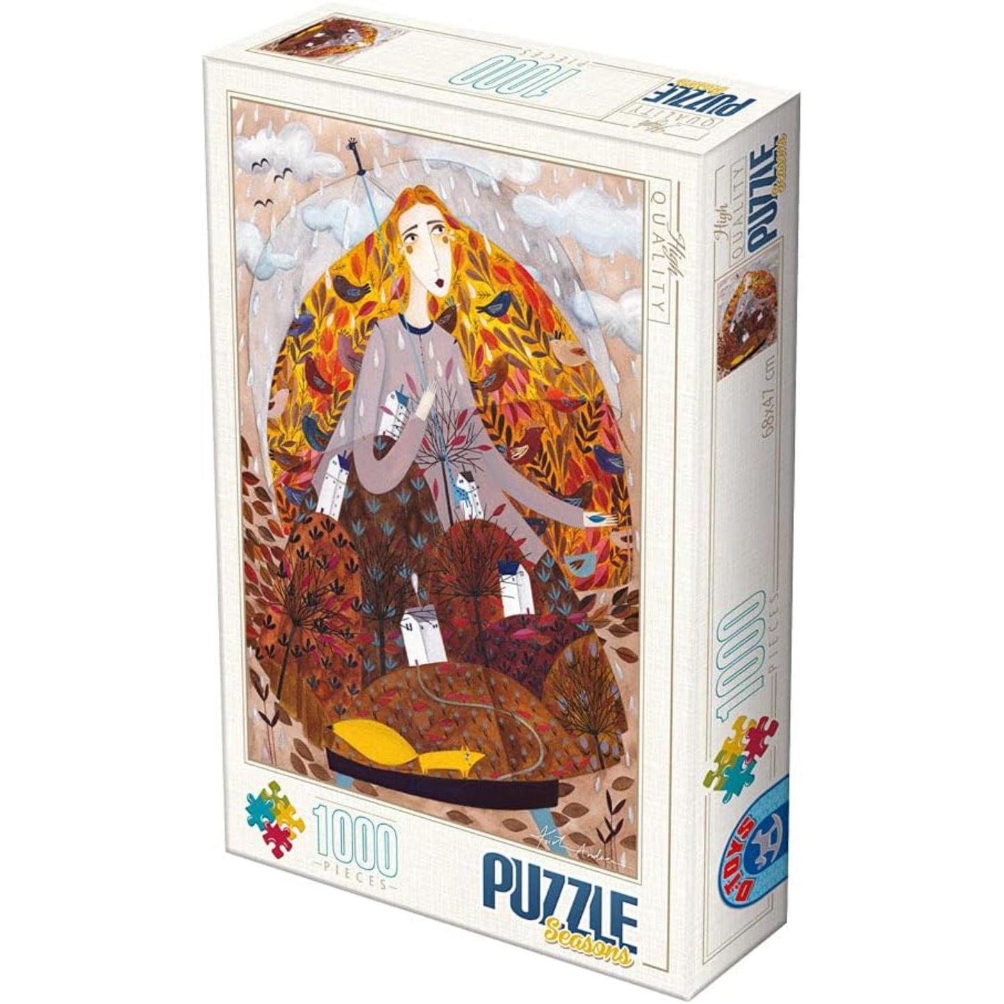 1000 Piece Puzzle - Kürti Andrea: Seasons - Autumn