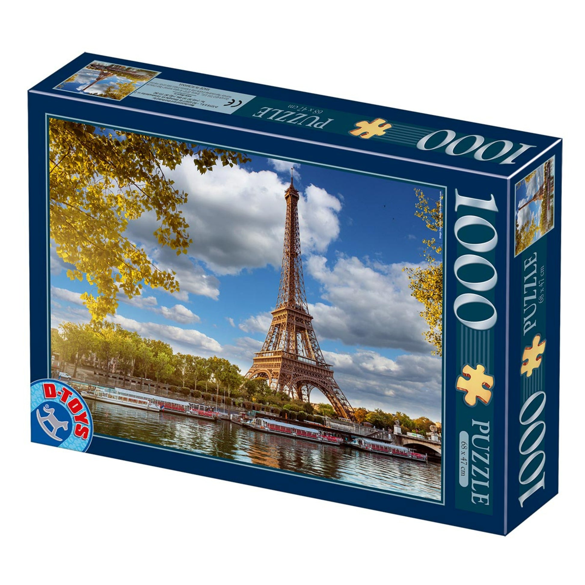 Puzzle 1000 pieces - Eiffel Tower, Paris, France