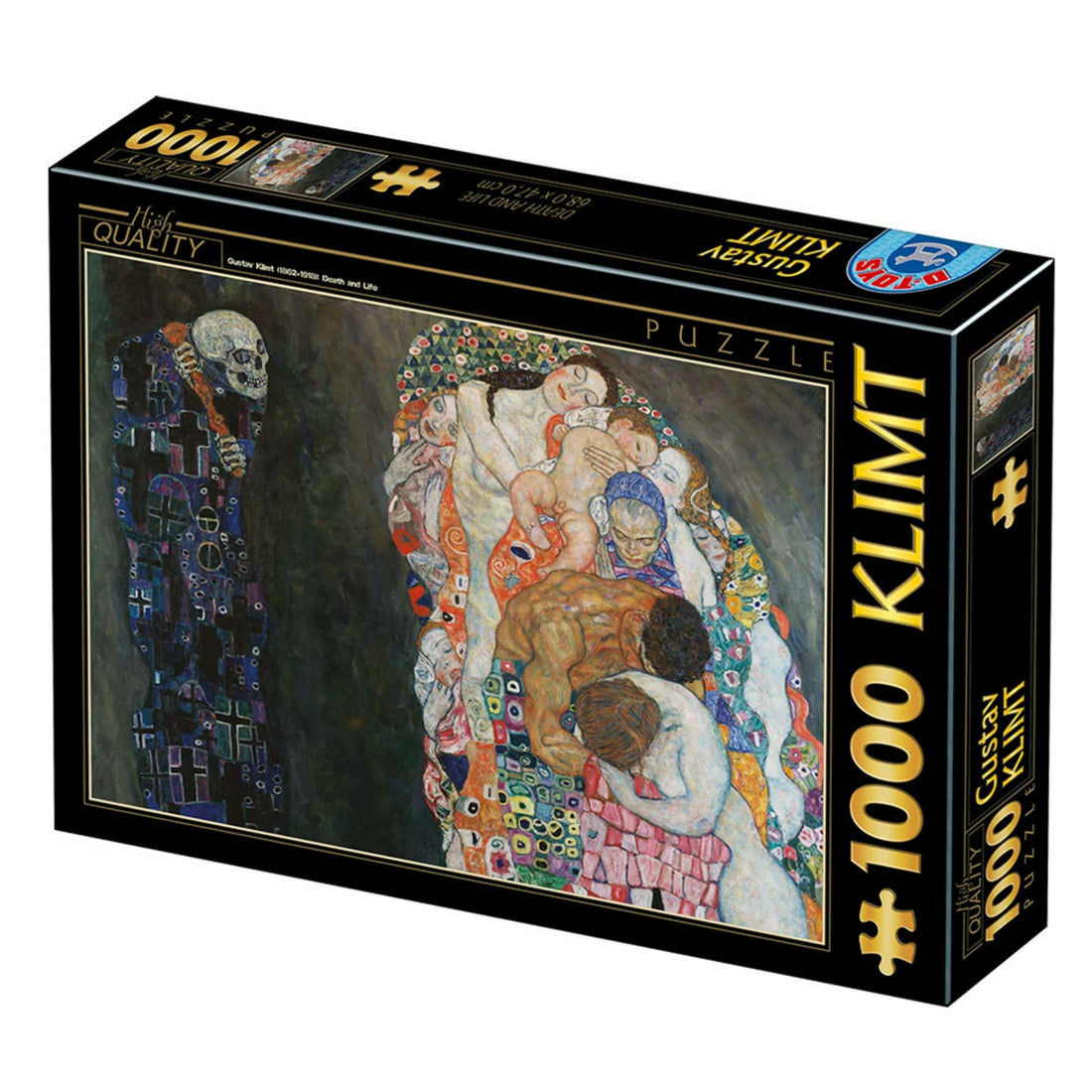 Puzzle 1000 pieces - Gustav Klimt - Death and Life