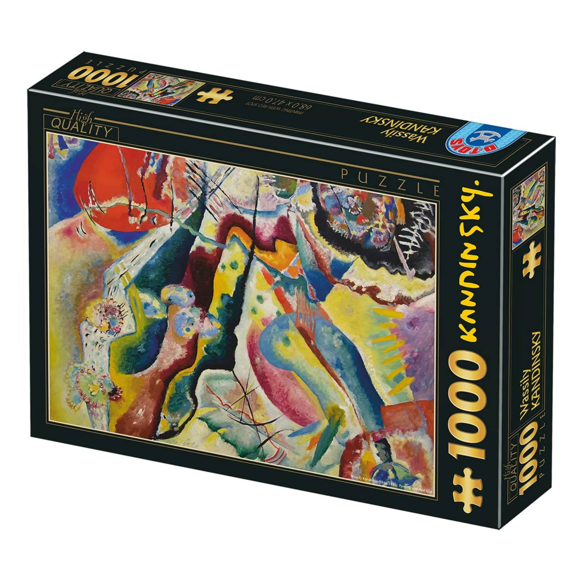Toys Puzzle 1000 pieces - Wassily Kandinsky - Painting with Red Spot