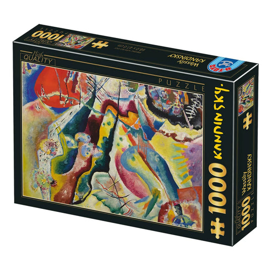Toys Puzzle 1000 pieces - Wassily Kandinsky - Painting with Red Spot