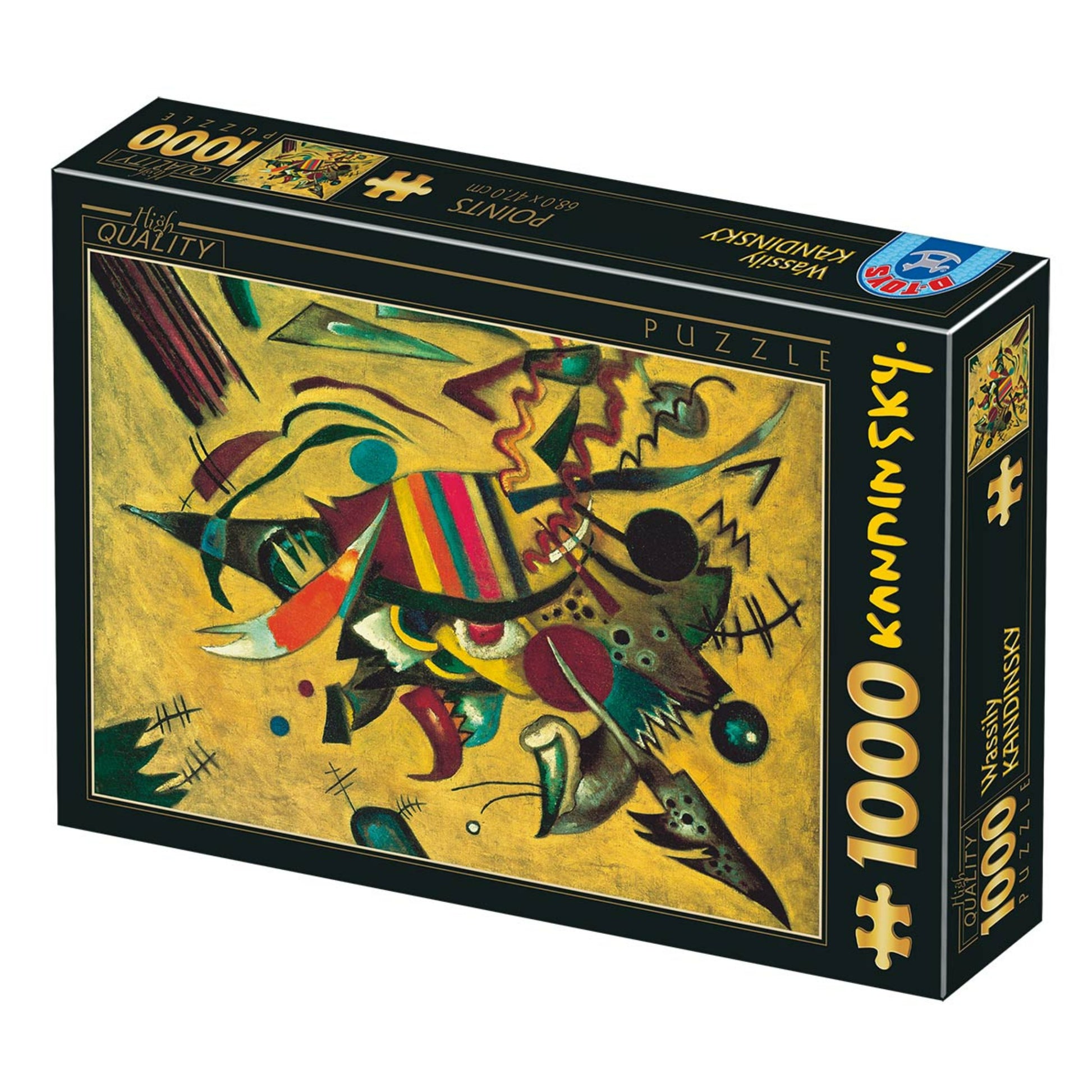 Puzzle 1000 pieces - Wassily Kandinsky - Points