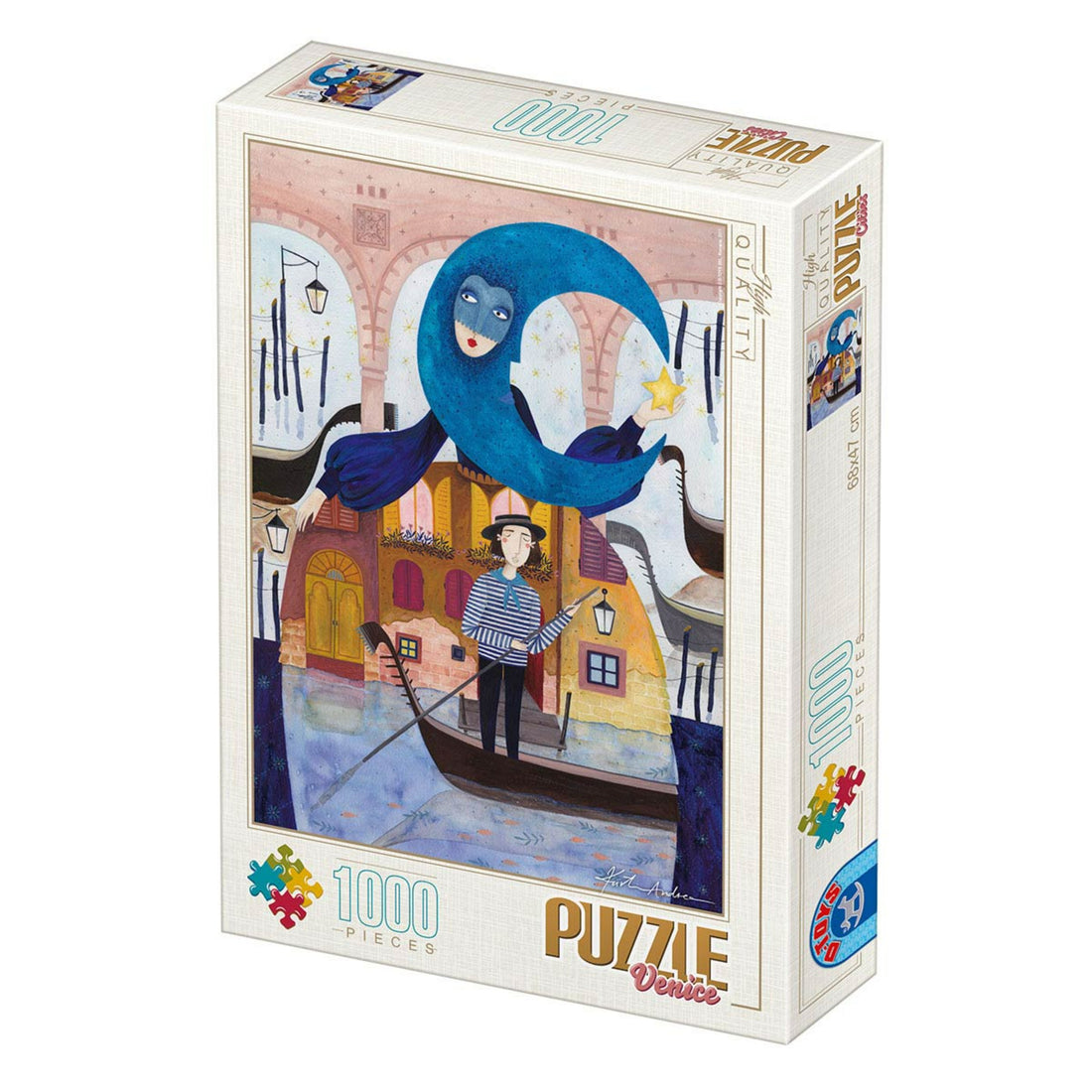 Puzzle 1000 pieces - Andrea Kürti - Venice