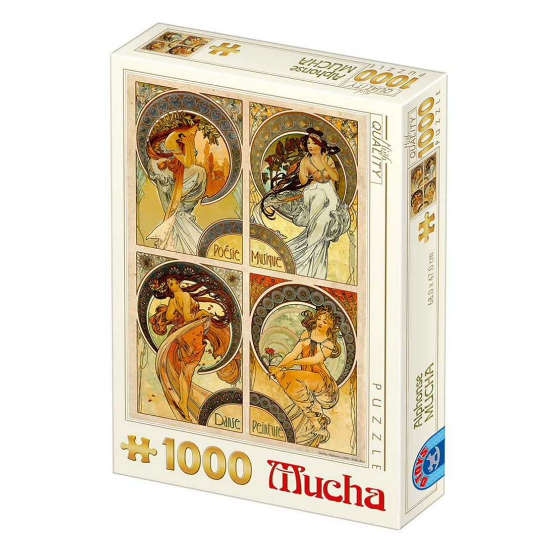 Puzzle 1000 pieces - Alphonse Mucha - Arts