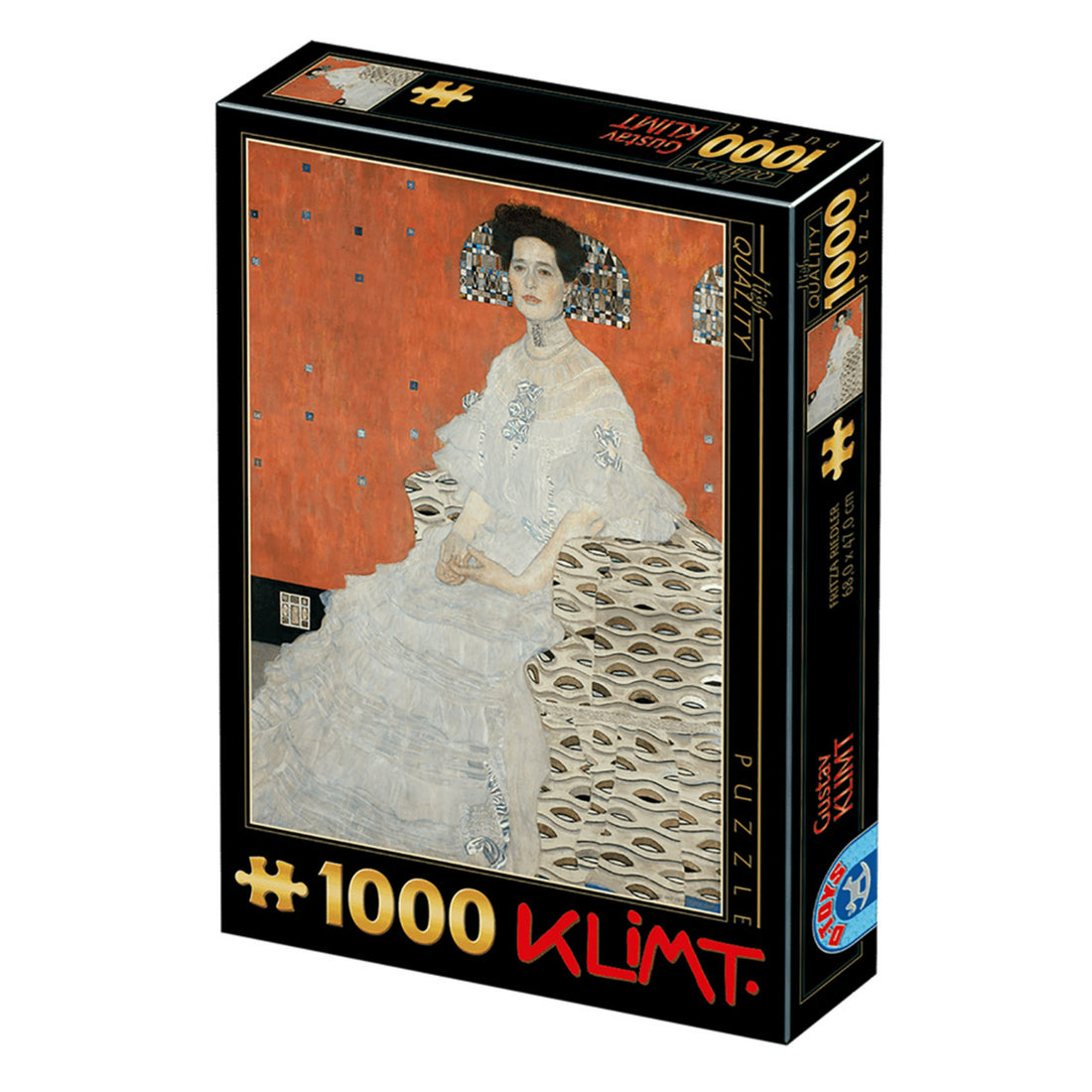 Puzzle 1000 pieces - Gustav Klimt - Portrait of Fritza Riedler