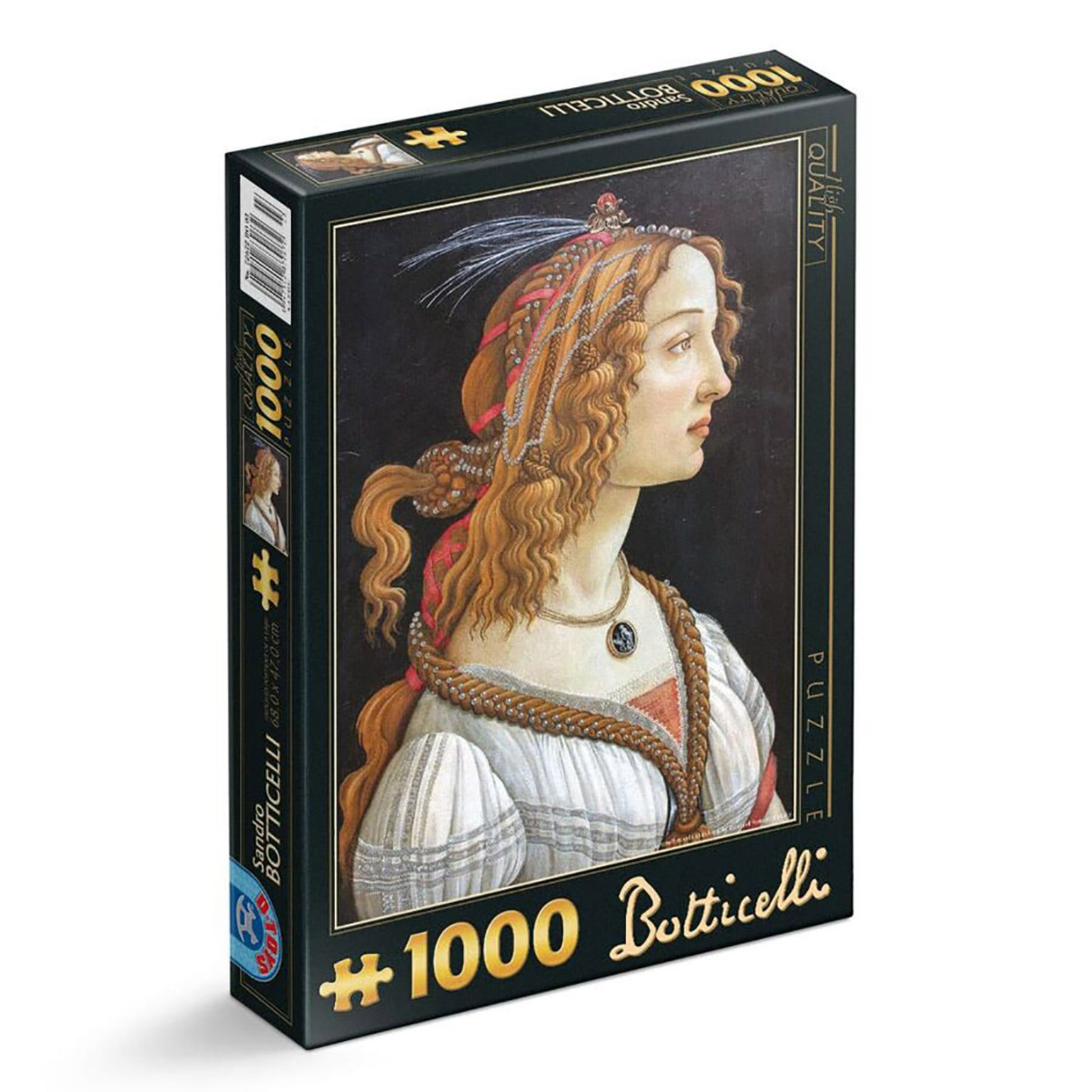 Puzzle 1000 pieces - Sandro Botticelli - Idealised Portrait of a Lady