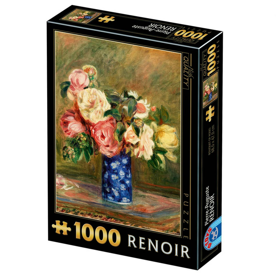 Puzzle 1000 pieces - Pierre-Auguste Renoir - Bouquet of Roses