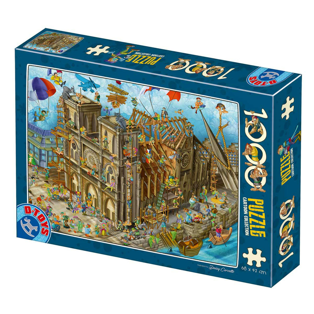 Puzzle 1000 pieces - Cartoon - Notre Dame