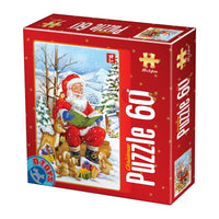 Puzzle 60 pieces - Santa Claus reading stories