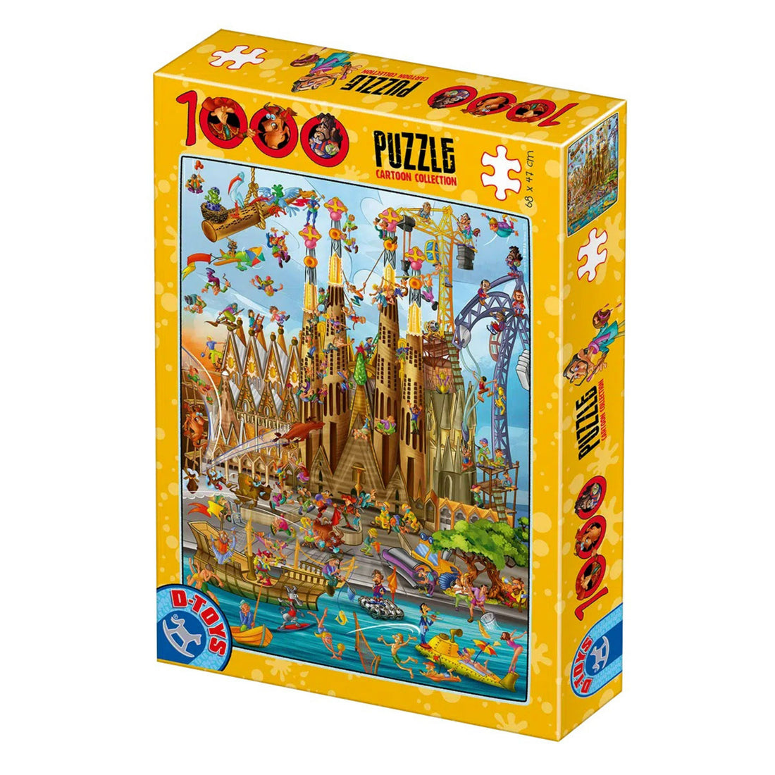 Puzzle 1000 pieces - Cartoon - Sagrada Familia