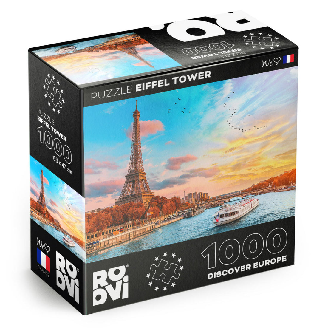 Puzzle 1000 pieces - Eiffel Tower, Paris, France