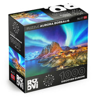 Puzzle 1000 pieces - Aurora Borealis, Norway