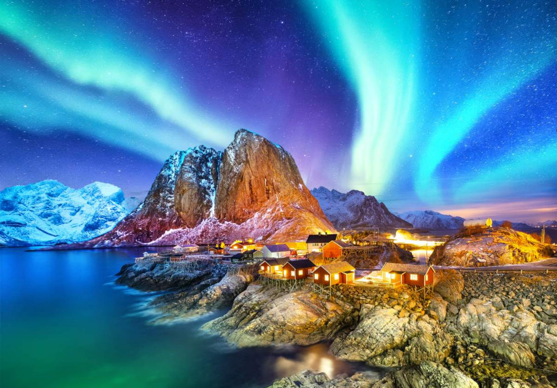 Puzzle 1000 pieces - Aurora Borealis, Norway