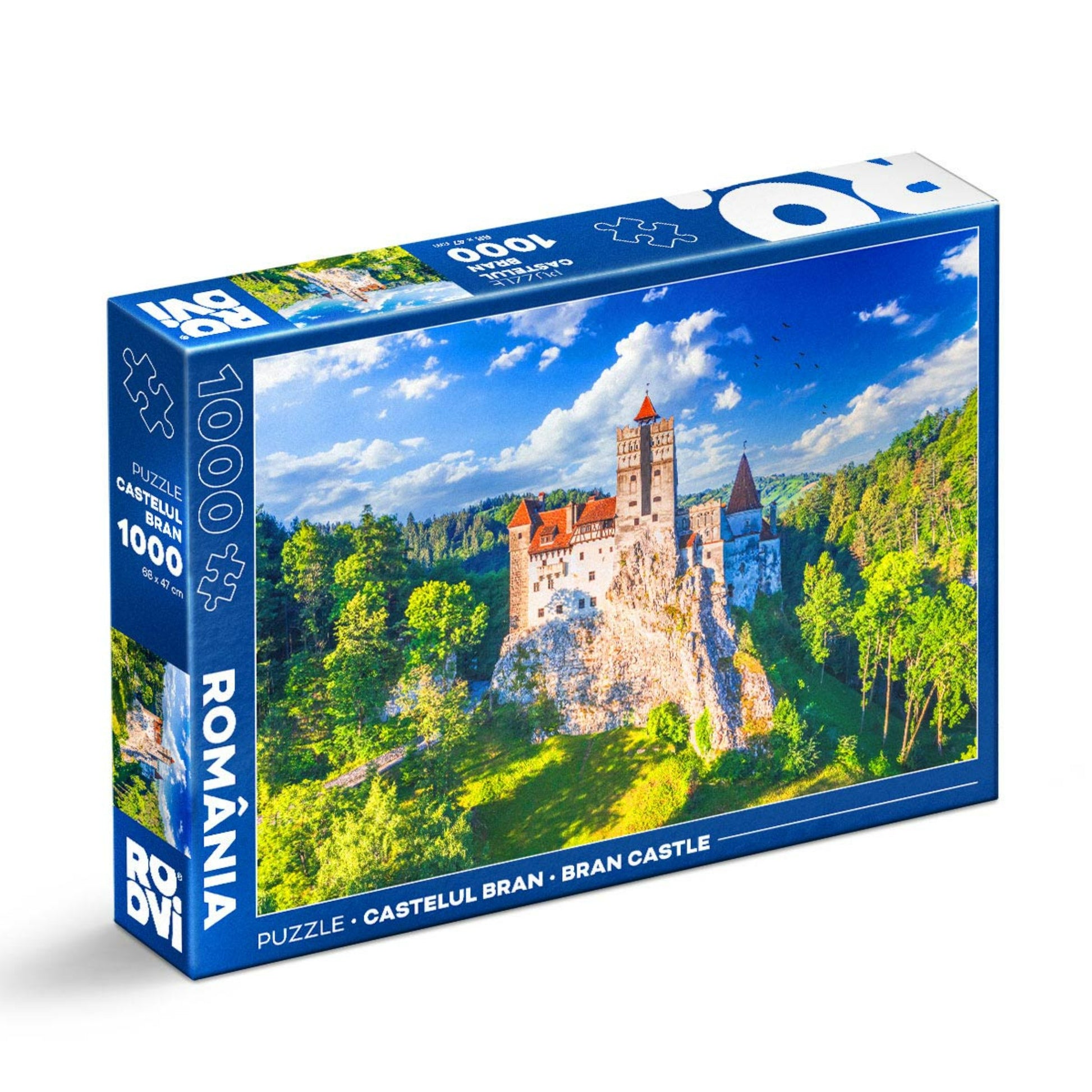 Puzzle 1000 pieces - Bran Castle or Dracula Castle in Transylvania  (UNESCO World Heritage)