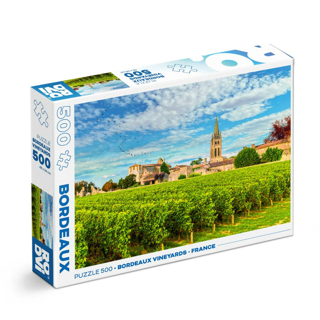 Puzzle 500 pieces - Bordeaux Vineyards, France