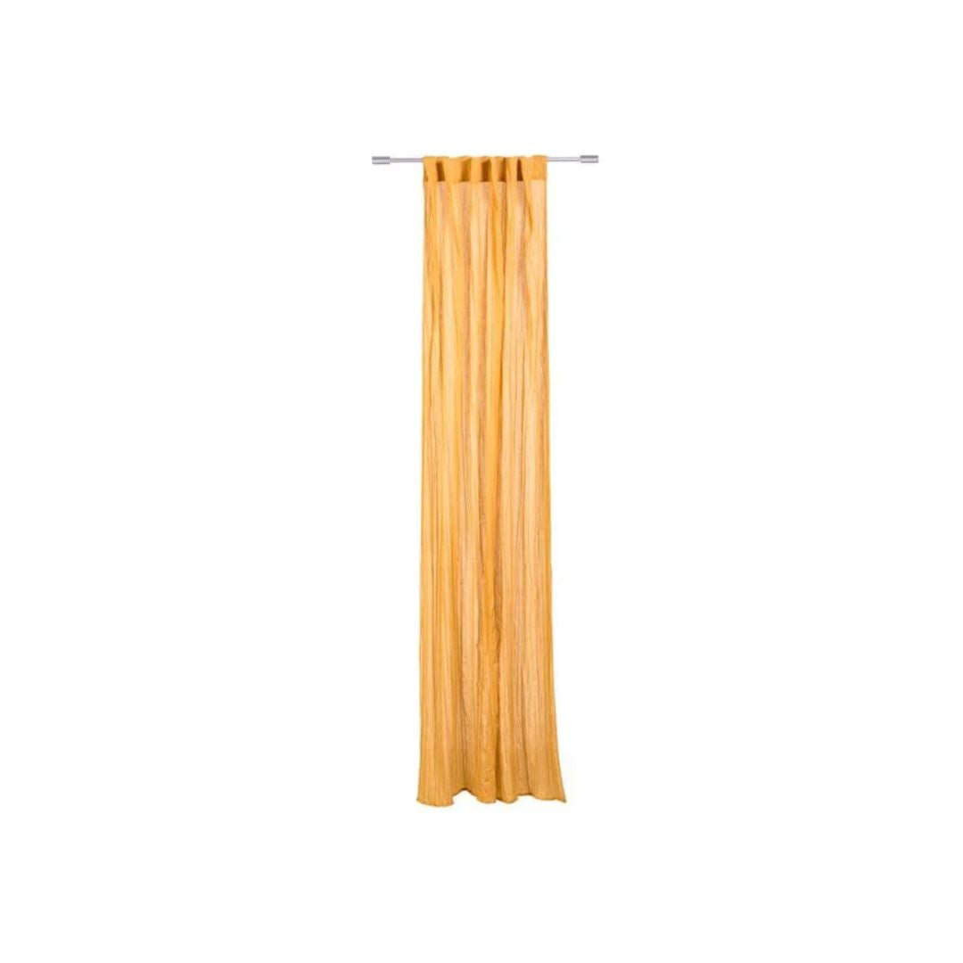 TENDRA Yellow curtain W 130 x L 250 cm