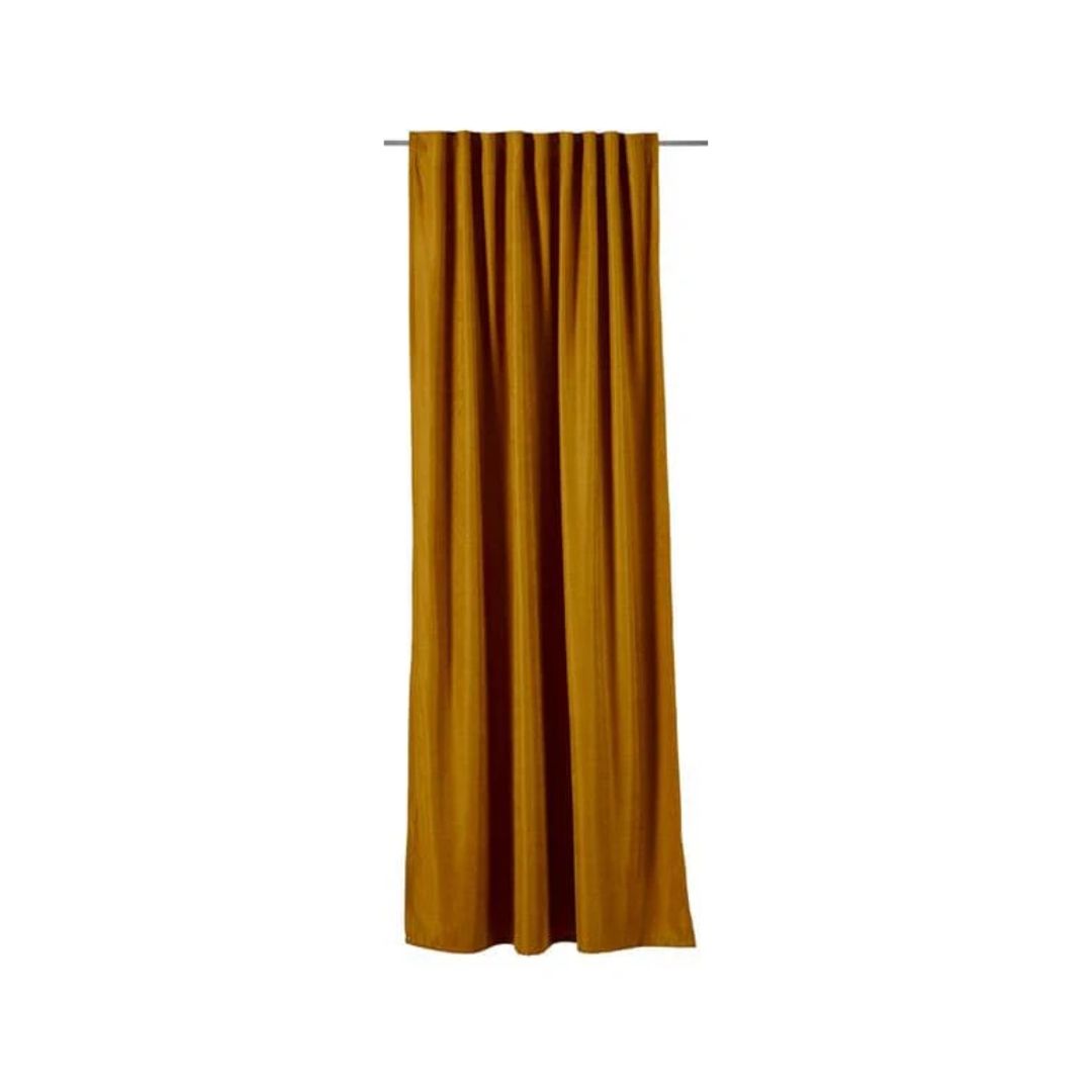 CHAMMY Yellow curtain, W 140 x L 250 cm