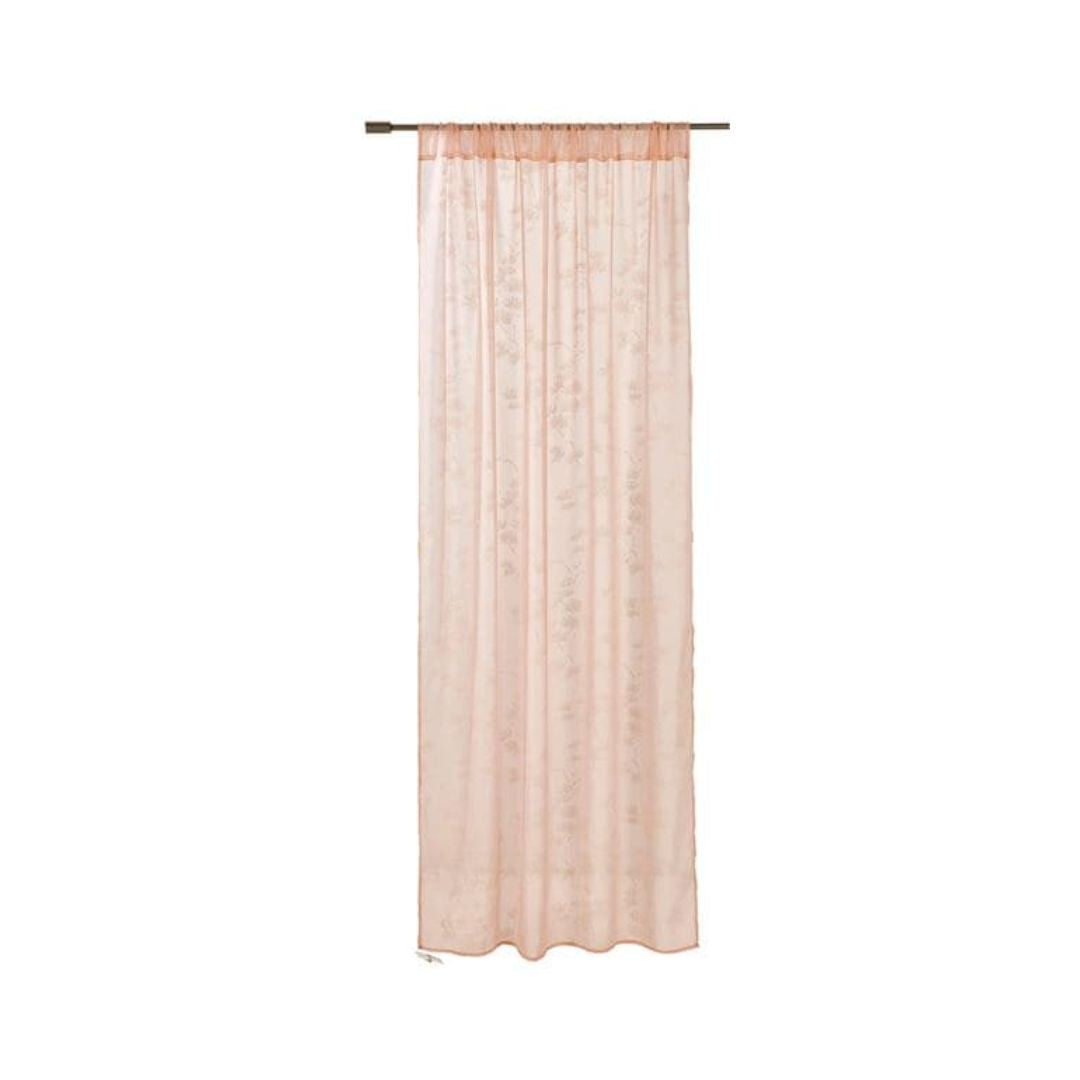LESLIE Light pink curtain W 140 x L 240 cm
