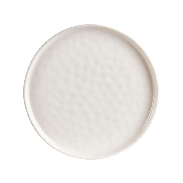 MAREA White plate - set of 4 , Ø 27 cm