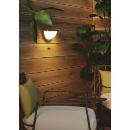 DETROIT ALUMINIUM WALL LIGHT BLACK 24X12.6 CM LED 10W IP54