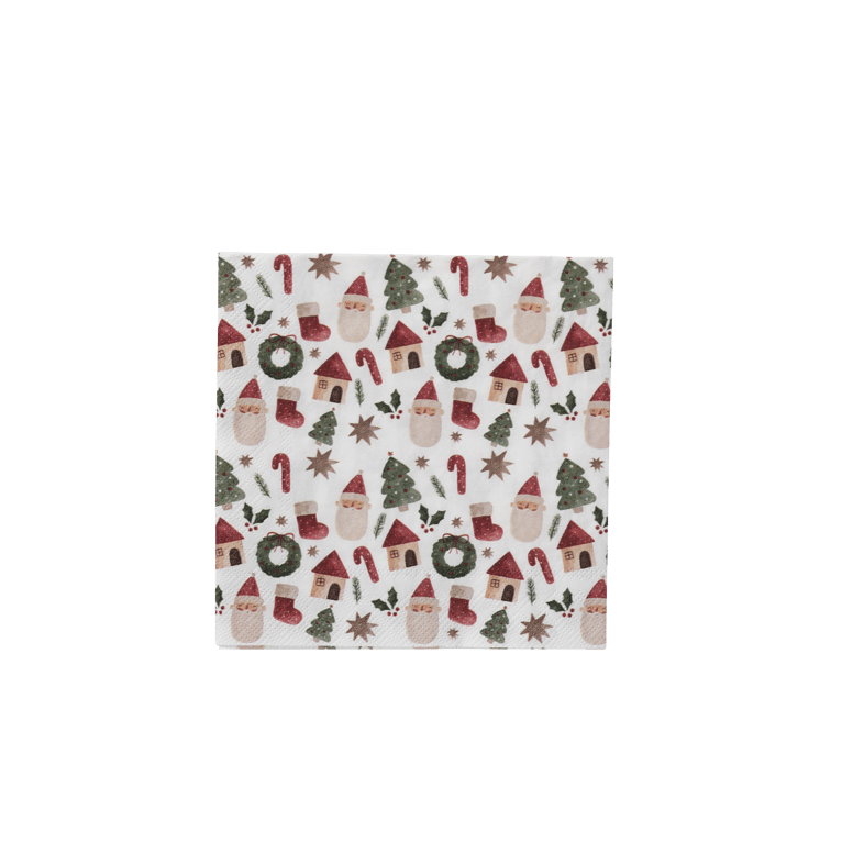 Casa X-MAS VIBE 20 NAPKINS 25X25