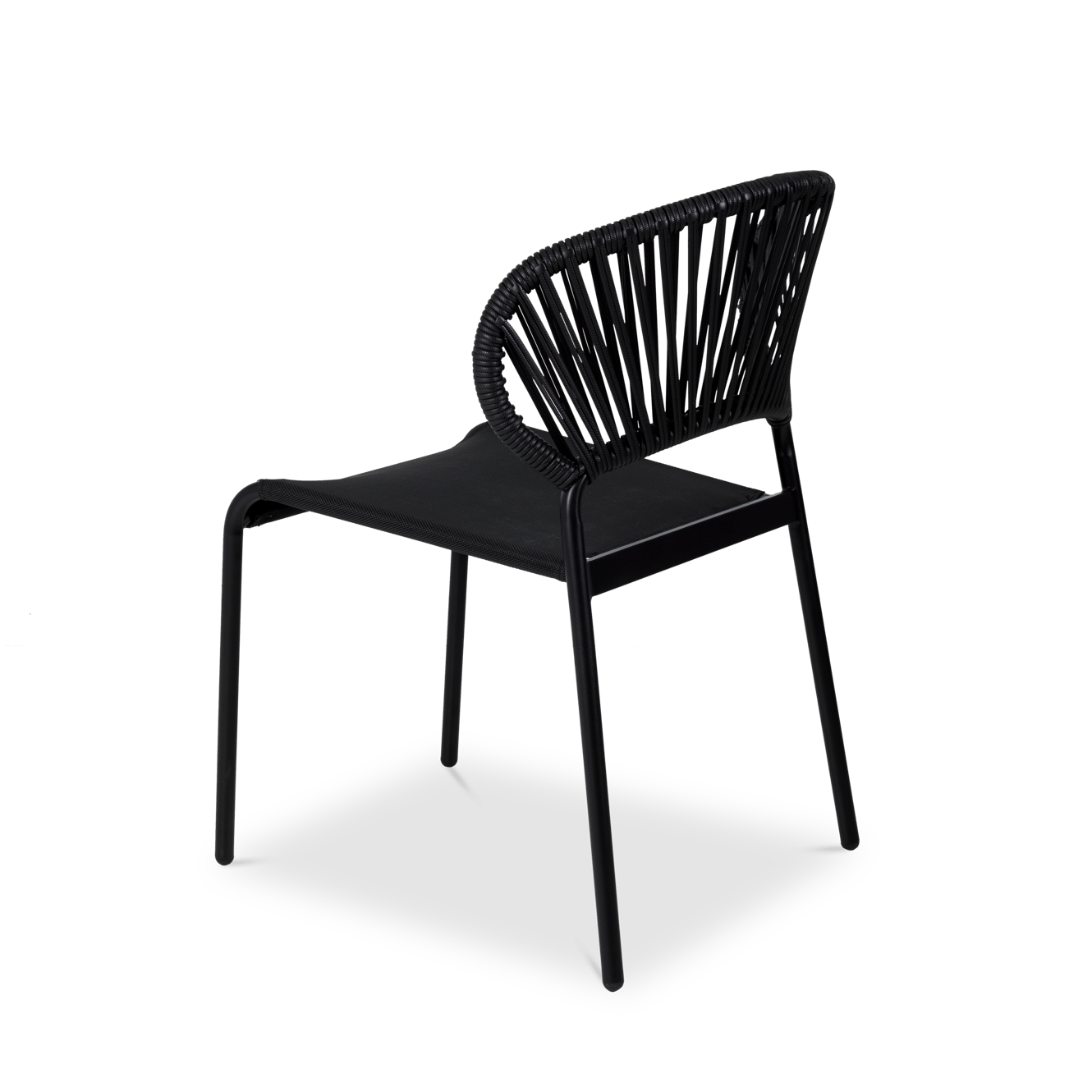 Casa ALVERA STACKING CHAIR BLACK