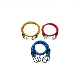 2 ELASTIC BANDS 200CM W/METAL HOOK