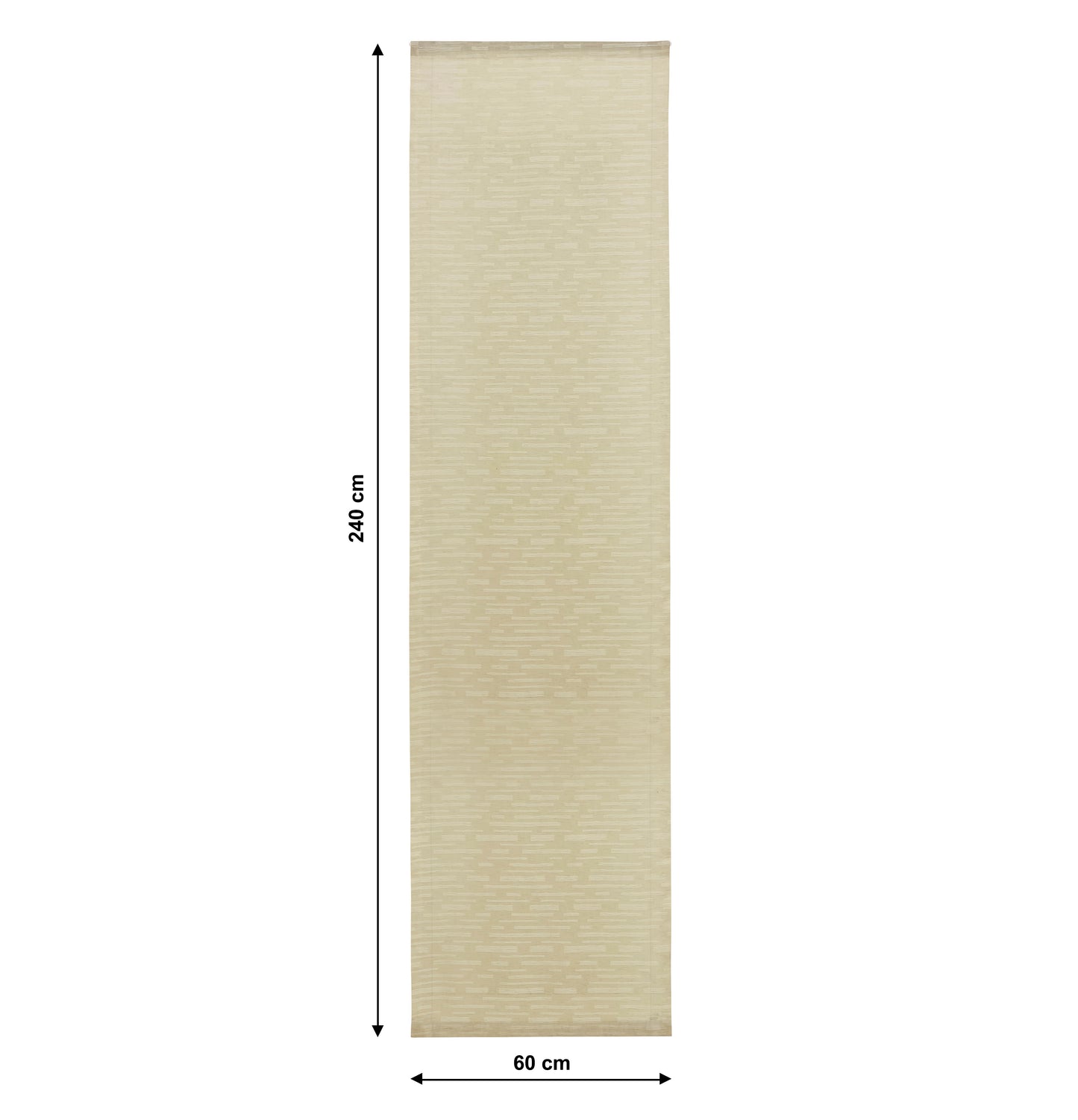 CURTAIN ELIA BEIGE 60X240 CM